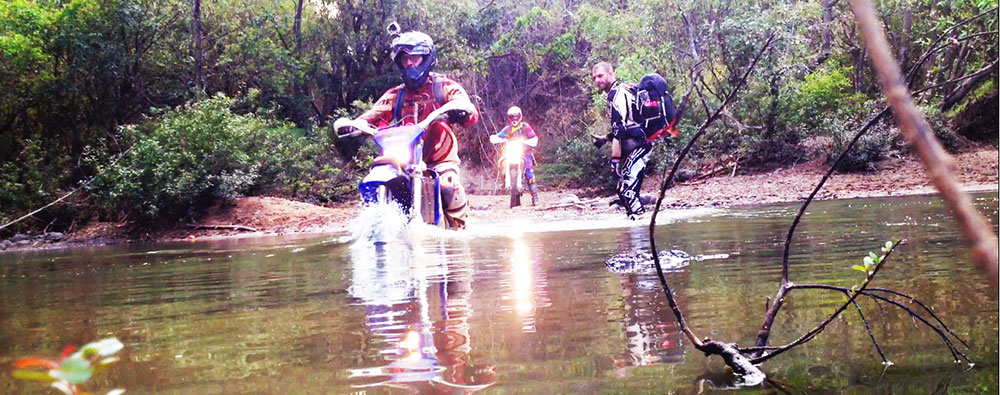 River crossing with Alan & Clint