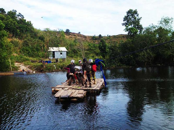 dirt-bike-tours-cambodia-ferried